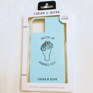 New Carson & Quinn Tacos Blue iPhone 11/XR Case